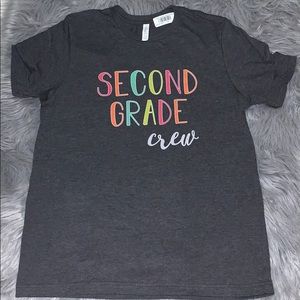 Teacher T-shirt Second Grade Crew